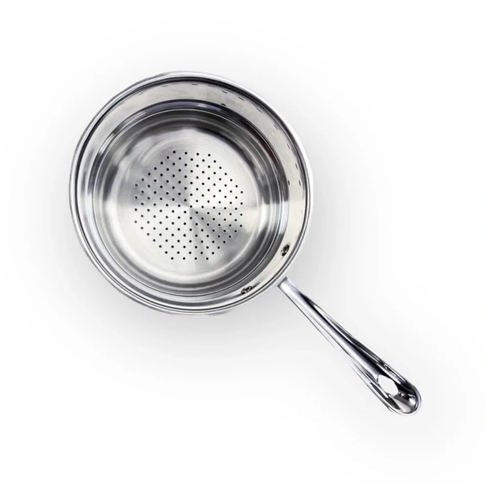 All Clad ★Polished Stainless Steel8” Universal Strainer Steamer Insert★pricefirm